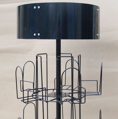 524 মিমি দৈর্ঘ্য 1708 মিমি উচ্চতা ঘূর্ণন সাহিত্য রাক, স্পিনার বুক র্যাক 360 ডিগ্রি