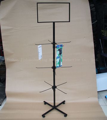 ফোন কেসের জন্য 3 টিয়ার 550 মিমি প্রস্থ 1780 মিমি উচ্চতা ঘূর্ণন প্রদর্শন র্যাক