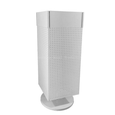 540 মিমি দৈর্ঘ্য 1440 মিমি উচ্চতা ঘূর্ণন ডিসপ্লে রাক, পেগবোর্ড প্রদর্শন চার পাশে ঘোরানো