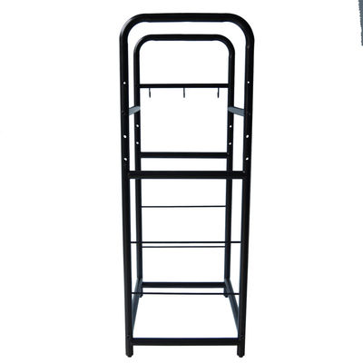 যানবাহন মেরামতের জন্য 460 মিমি গভীরতা 600 মিমি প্রস্থ কার টায়ার স্টোরেজ র্যাক