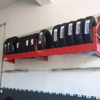 এলএইচ কাস্টম লোগো হেভি ডিউটি ​​টায়ার র্যাক রাক, ওয়াল হ্যাঙ্গিং টায়ার র্যাক পুরু, দোকানের জন্য স্টিল ডিসপ্লে রাক