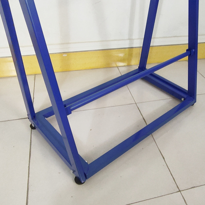 50kg / স্তর খুচরা প্রদর্শন তাক ইস্পাত 4 স্তর তারের কয়েল ডিসপ্লে রাক